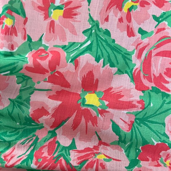 Stunning Vintage Floral Print Blouse Button Up Shirt Garden Girl Preppy Feminine - Picture 8 of 10